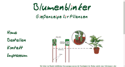 Desktop Screenshot of blumenblinker.de